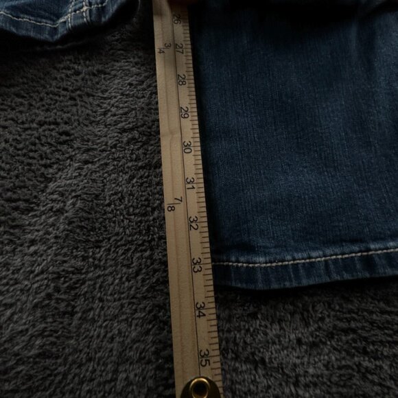 Miss Me Signature Rise Boot Cut Blue Denim Jeans Back Flap Pockets Women 26 - Picture 8 of 16